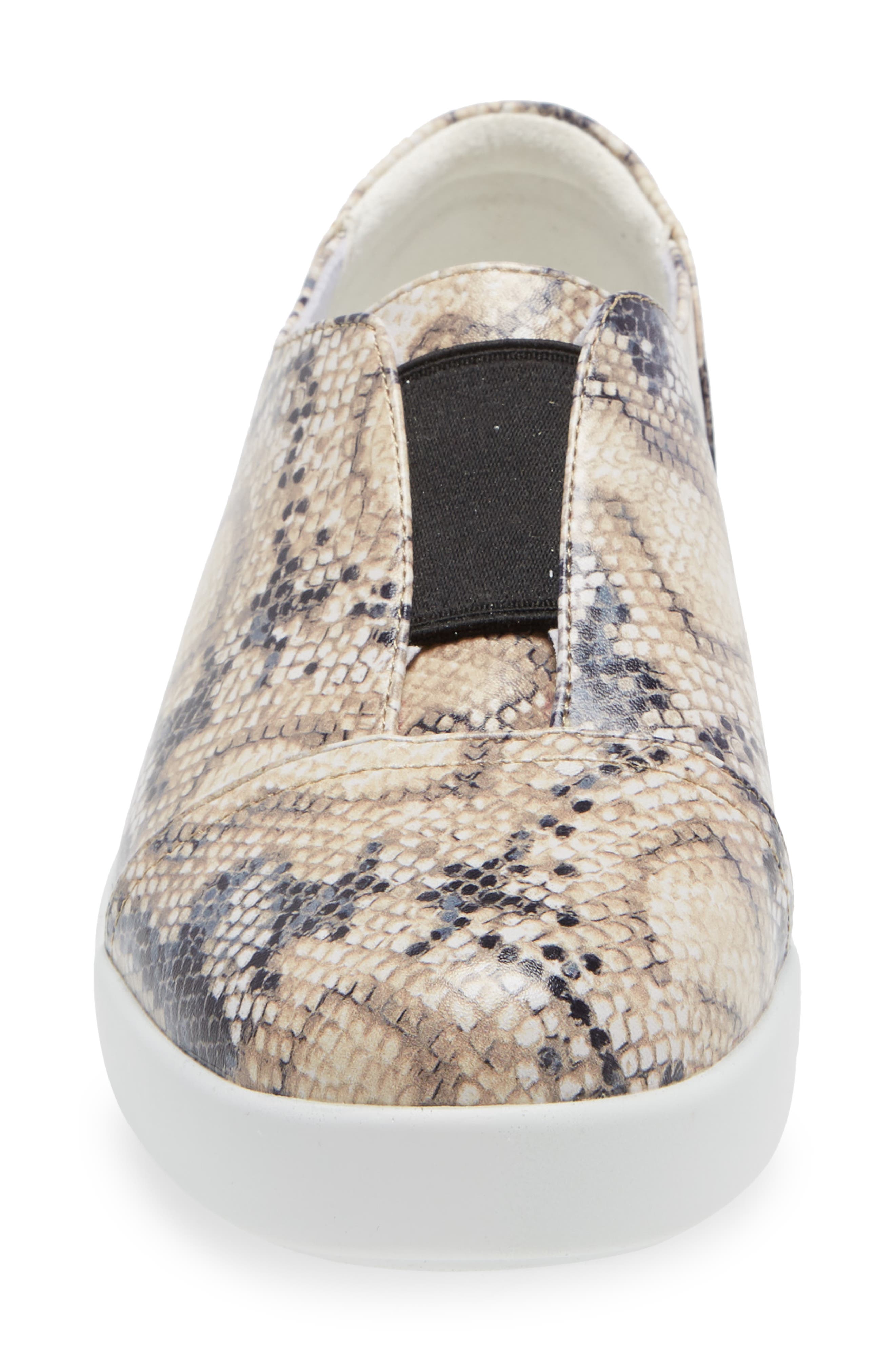 Posy Slip-On Sneaker, Alternate, color, NATURAL SNAKE PRINT