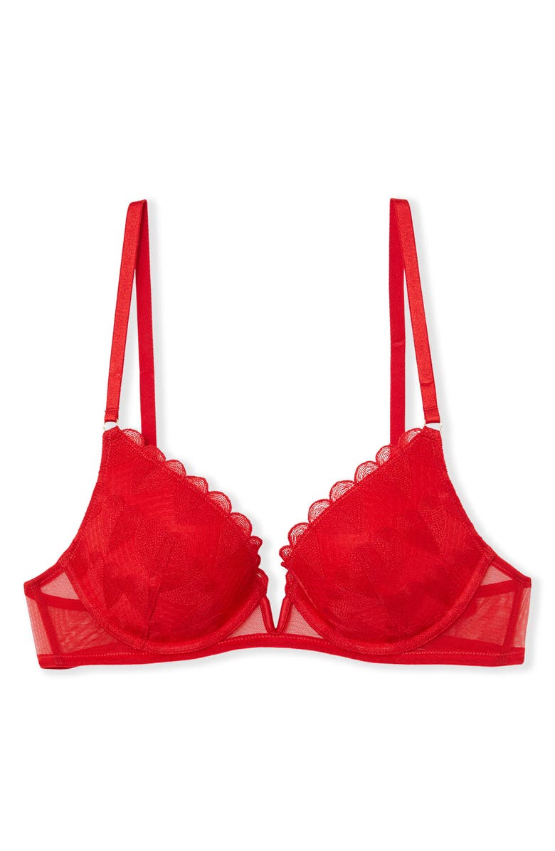 Etam Desir N°2 Classique Underwire Bra, Alternate, color, Red