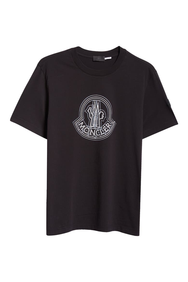 Logo Graphic T-Shirt, Alternate, color, BLACK