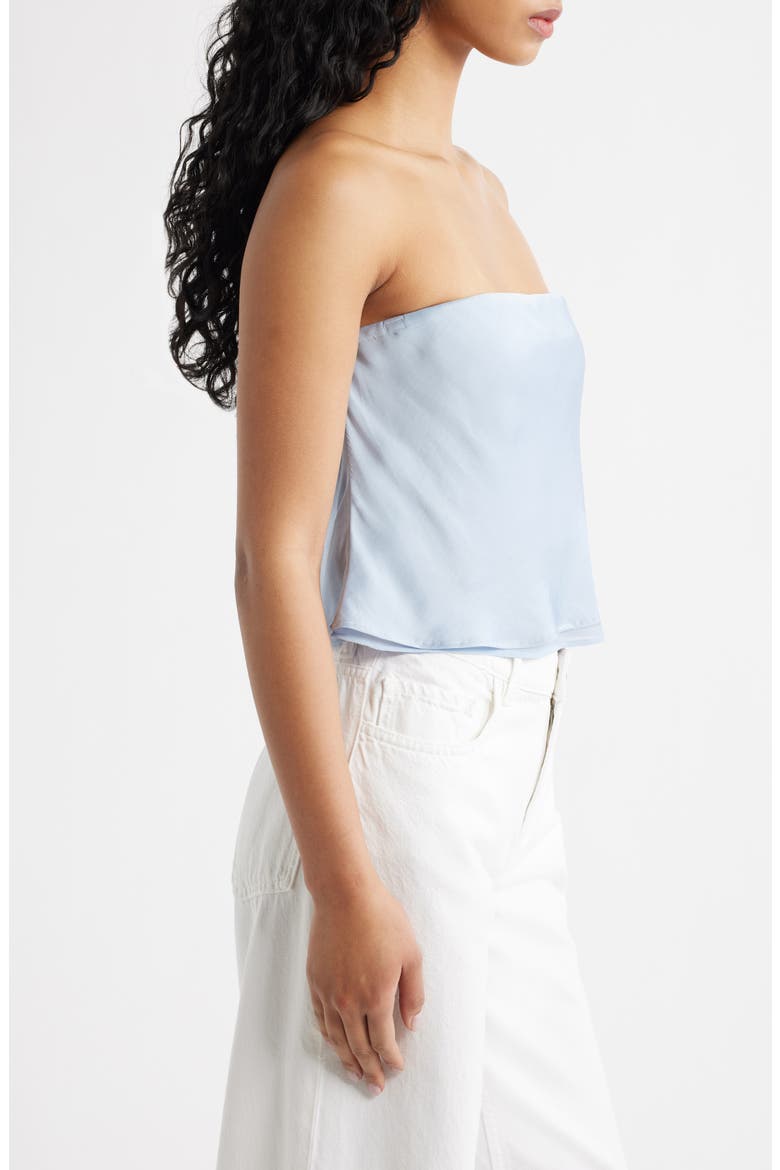 Azur Strapless Crop Top, Alternate, color, LT-PASTEL BLUE