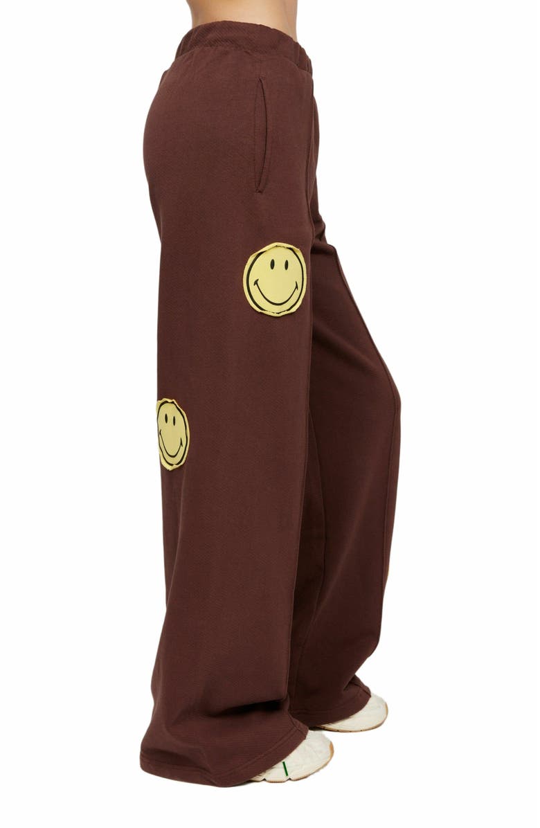 Samii Ryan | Smiley Straight Leg Pants , Red , Large , 4, Alternate, color, Brown