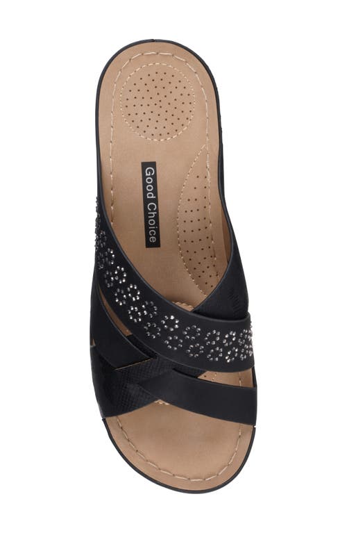 Gc Shoes Soraya Wedge Sandal In Black