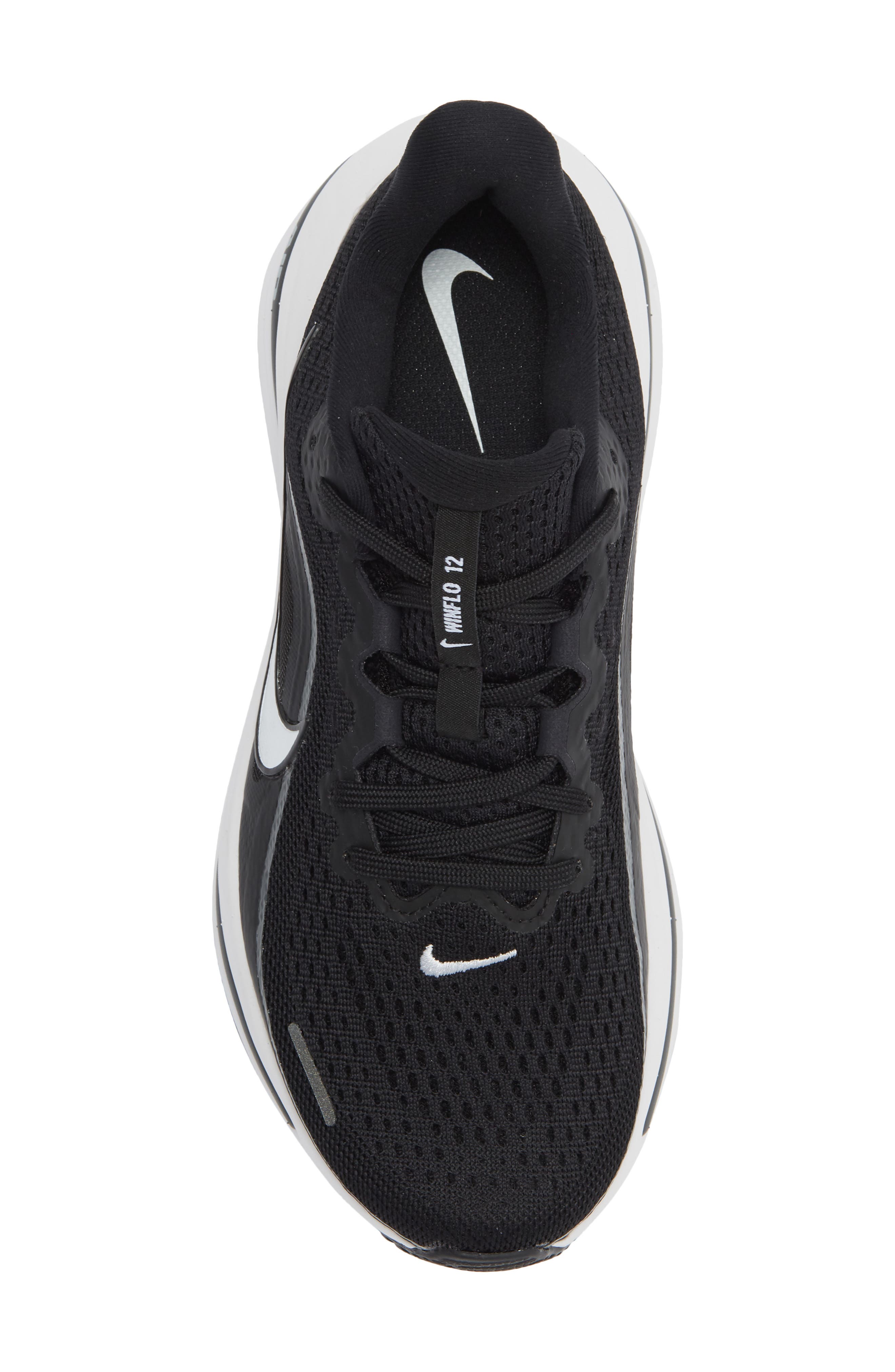 Air Winflo 12 Running Shoe, Alternate, color, BLACK/ WHITE/ SMOKE GREY