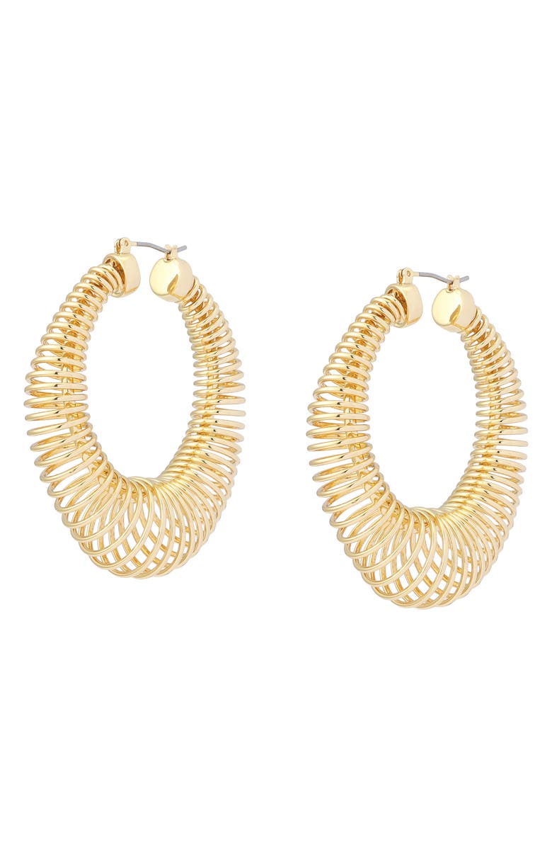 Robert Lee Morris Coiled Hoop Earrings, Alternate, color, 