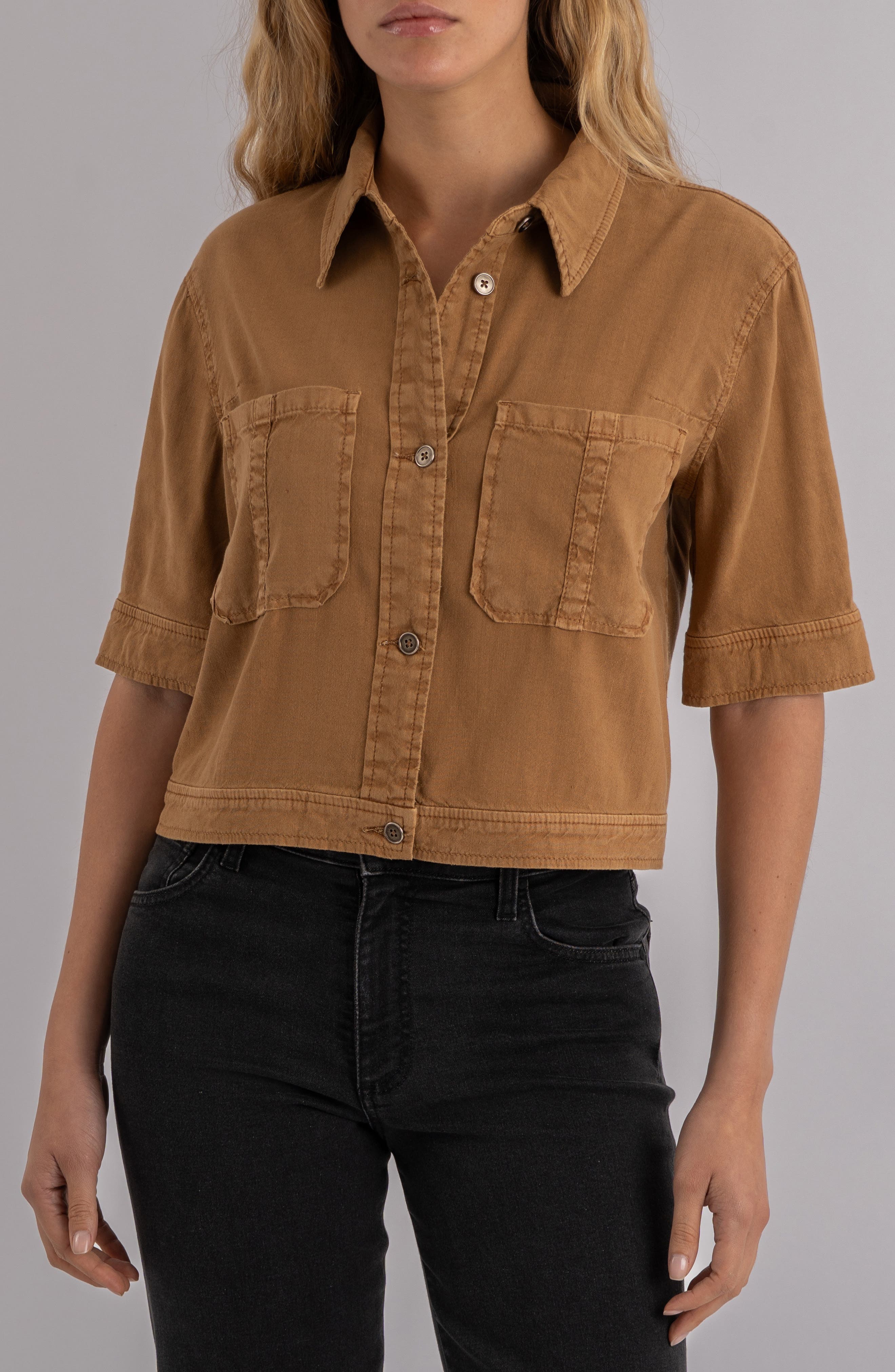 Finley Short Sleeve Linen Blend Jacket - image 3