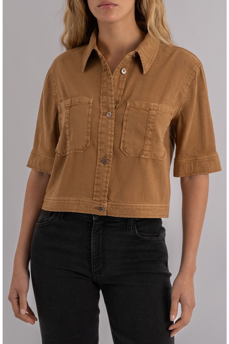 Finley Short Sleeve Linen Blend Jacket (Women) | Nordstrom