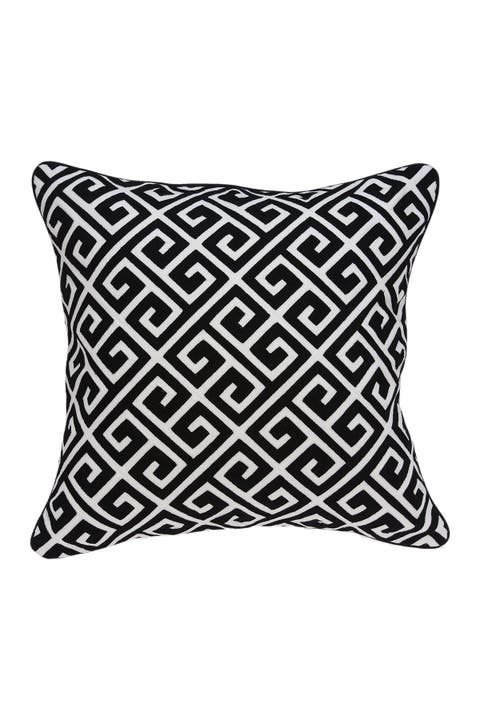 Cameo Transitional Pillow - 20" x 20" - Black