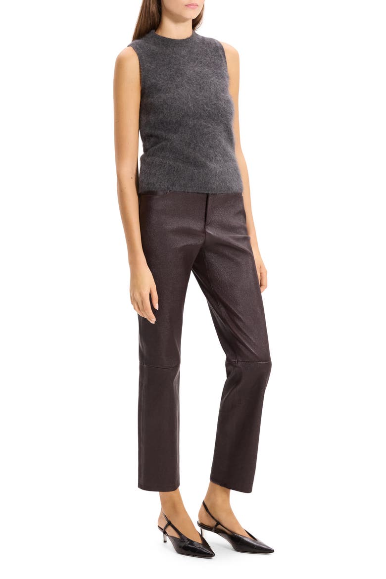 Cashmere Sleeveless Sweater, Alternate, color, LIGHT CHARCOAL