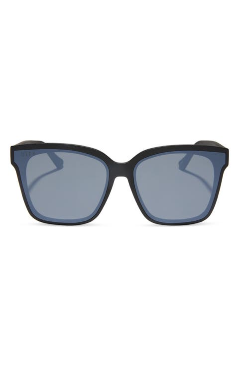 Madison 63mm Oversize Square Sunglasses
