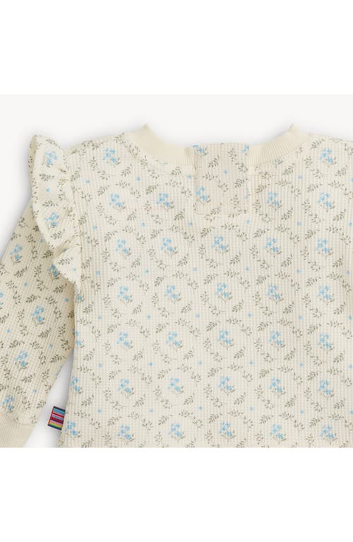 Magnetic Me Eloise Waffle Knit Top & Leggings Set In Neutral