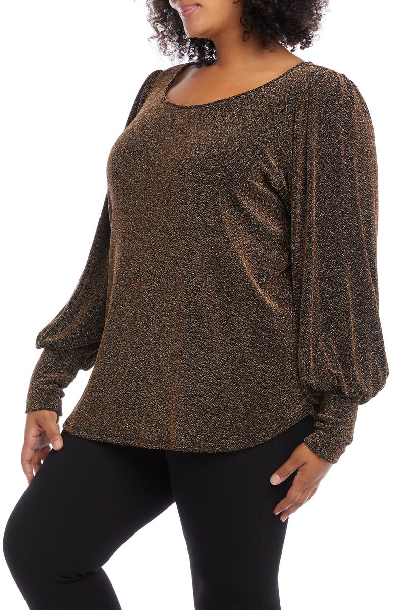 Karen Kane Blouson Sleeve Top, Alternate, color,