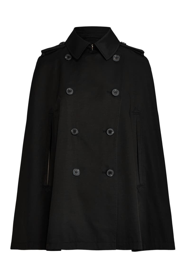 Rain Cape, Alternate, color, BLACK
