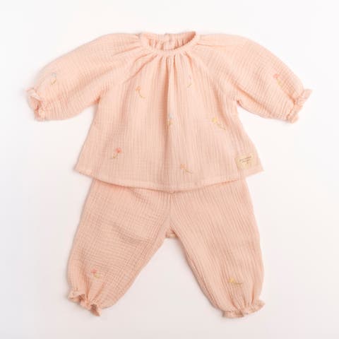 Gauze Two Piece Set