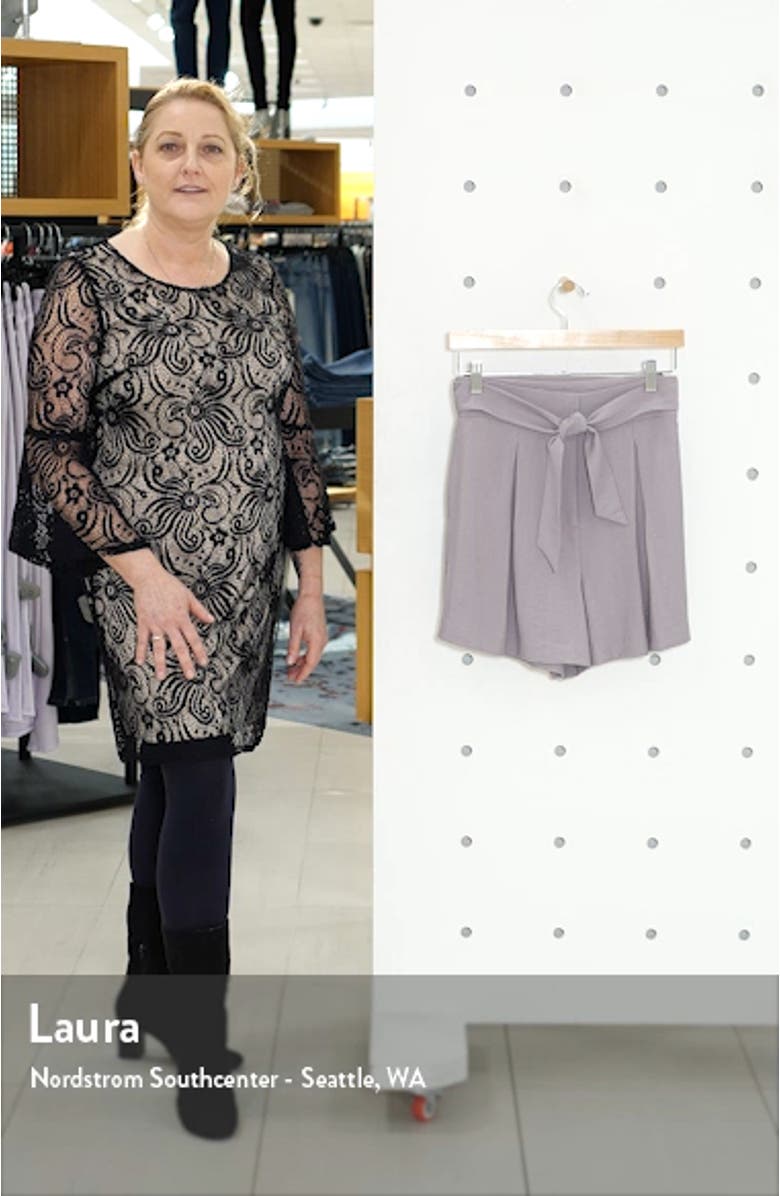 Tie Belt Hammered Shorts, sales video thumbnail