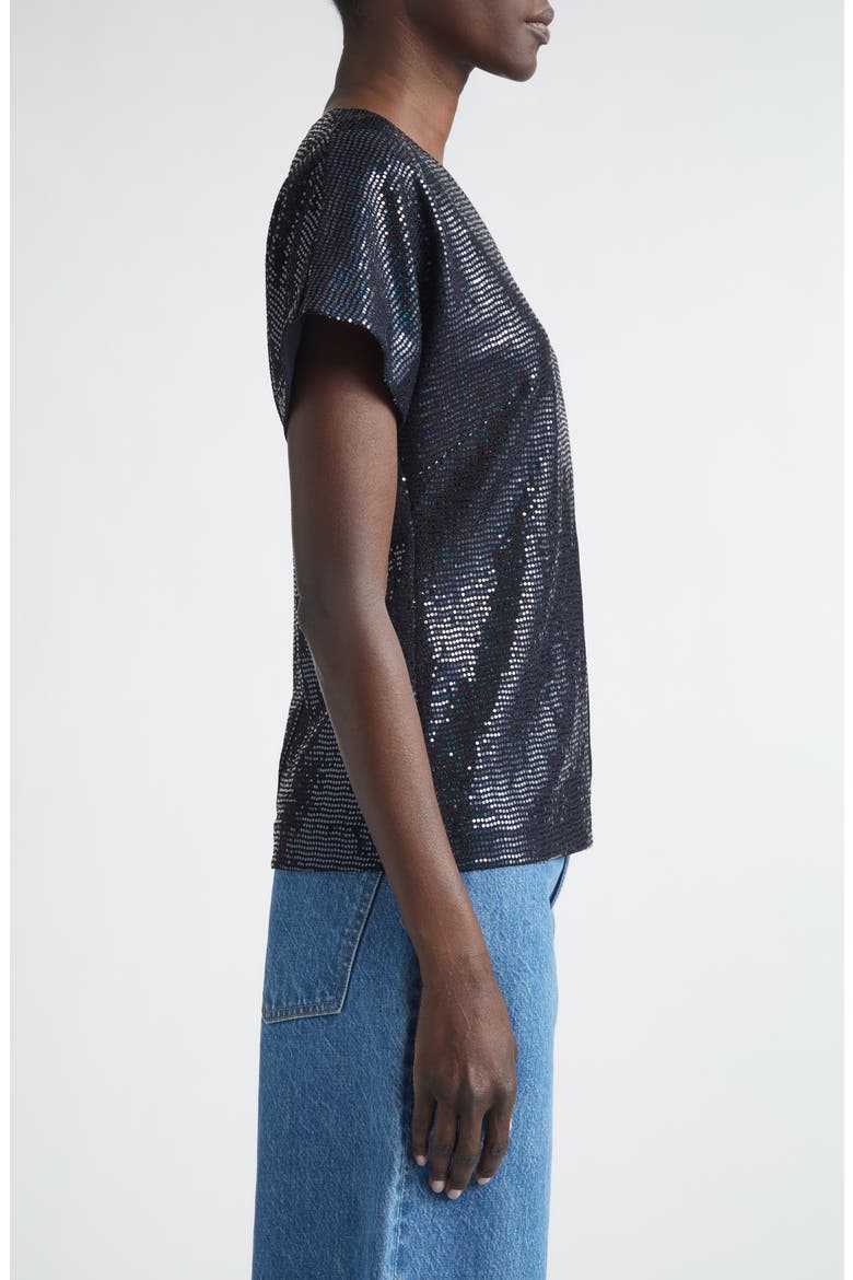 Sequin Dolman Sleeve Top, Alternate, color, MIDNIGHT METALLIC MULTI