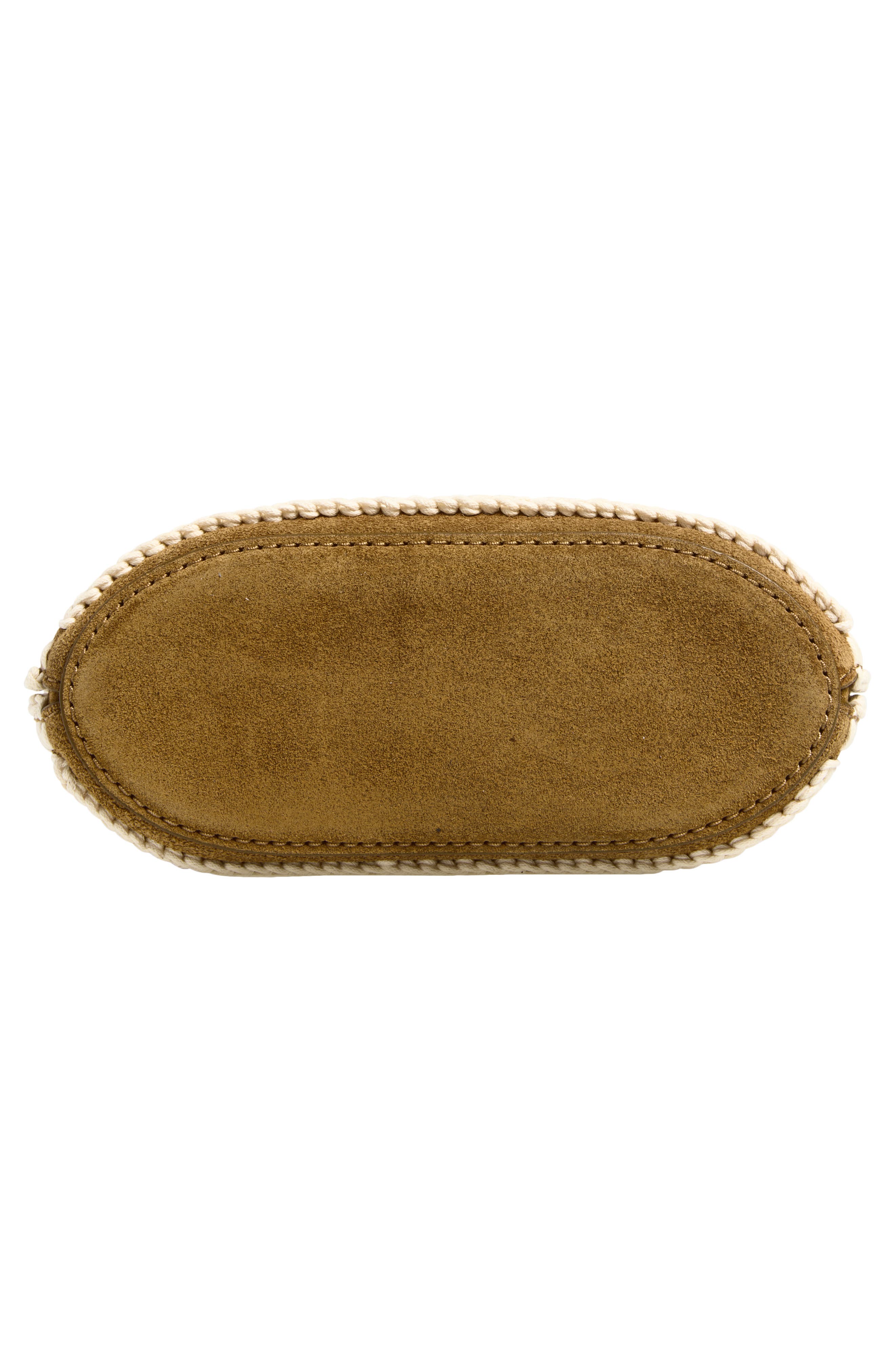 Small Whipstitch Loop Suede Shoulder Bag, Alternate, color, ACORN MULTI