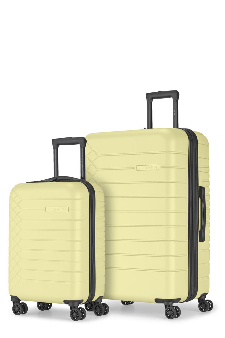 Mecca 2-Piece Hardside Luggage Set, Main, color, YELLOW