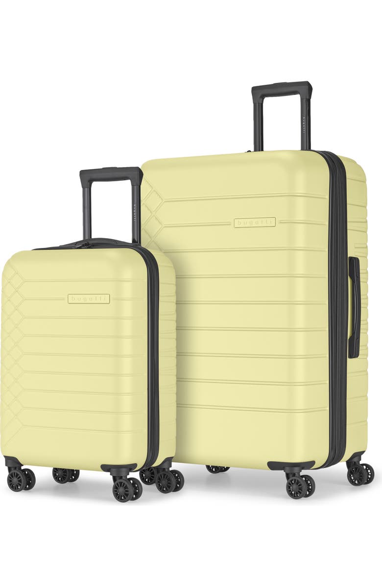 bugatti Mecca 2-Piece Hardside Luggage Set, Main, color, Yellow