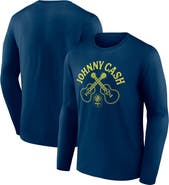FANATICS Men's Fanatics Branded  Navy Nashville SC x Johnny Cash Guitar Long Sleeve T-Shirt