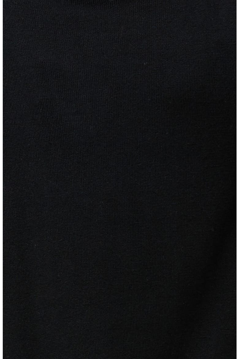 Morgan Side Split Mock Neck Maternity Sweater, Alternate, color, BLACK