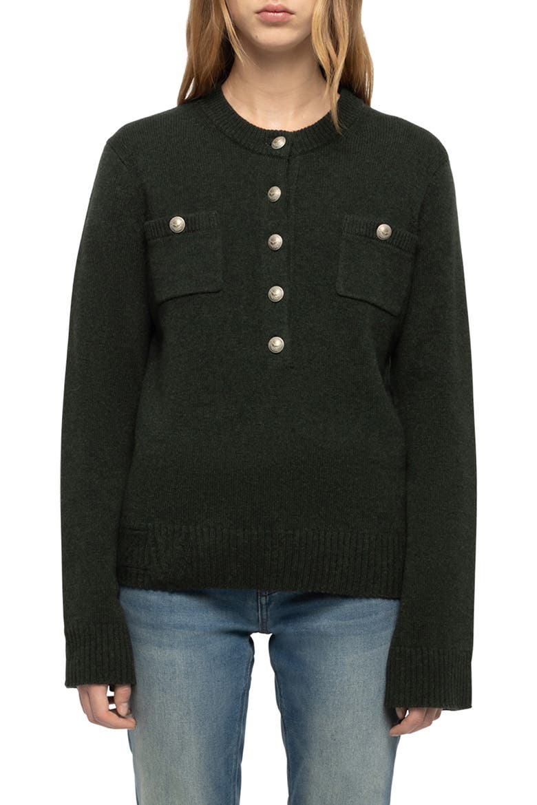 Lucala Wool & Cashmere Sweater, Main, color, GLOOM