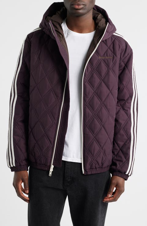 x Wales Bonner Hooded Quilted Jacket