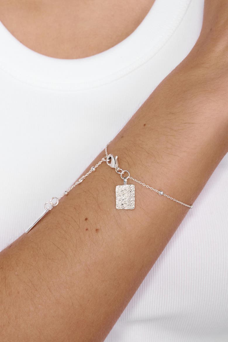 Cascade Bracelet, Alternate, color, Silver