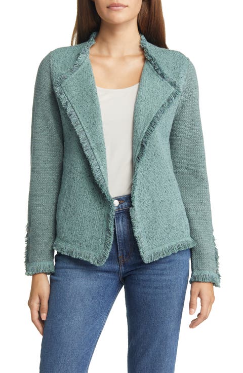 Fringe Tweed Jacket