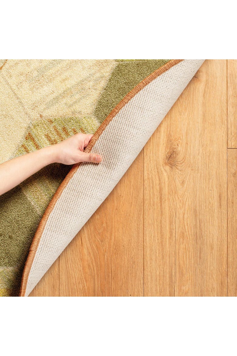 Sense of Place Round Carpet - 5', Alternate, color, Green