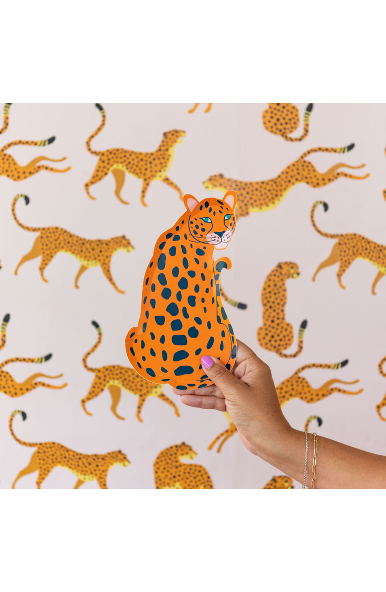 Jollity 
Co Jungle Animals Jaguar Dessert Plates, Alternate, color, Assorted Pre-Pack