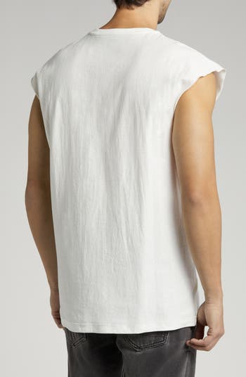 Sleeveless Graphic Muscle Tee
