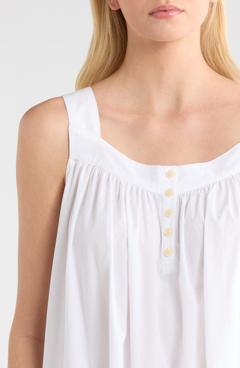 Nordstrom Cotton Shirting Nightgown, Alternate, color,