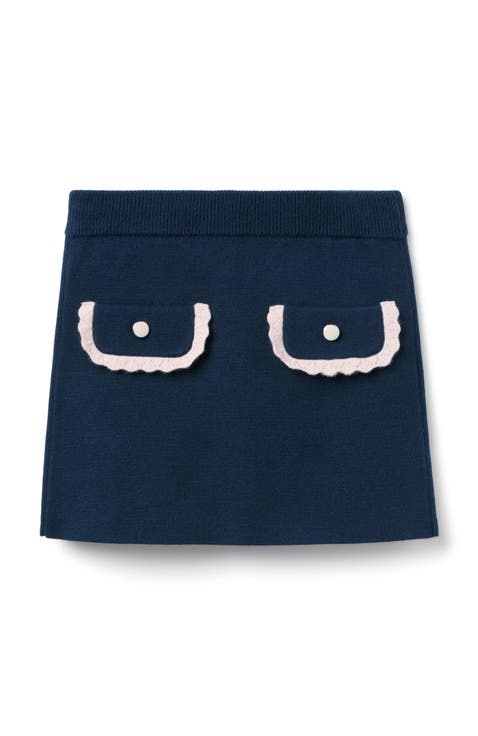 Crochet Trim Sweater Skirt (Little Kid & Big Kid)