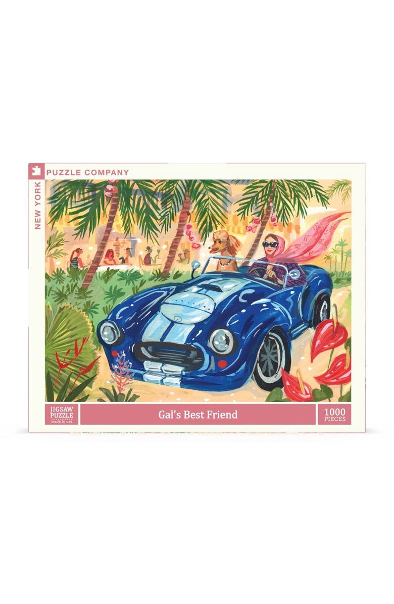 NEW YORK PUZZLE COMPANY Gal's Best Friend 1000 Piece Puzzle, Main, color, NO COLOR