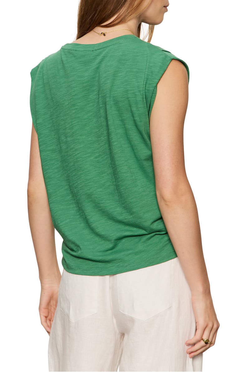 Sanctuary Knotted Muscle Tee, Alternate, color, Green Juice