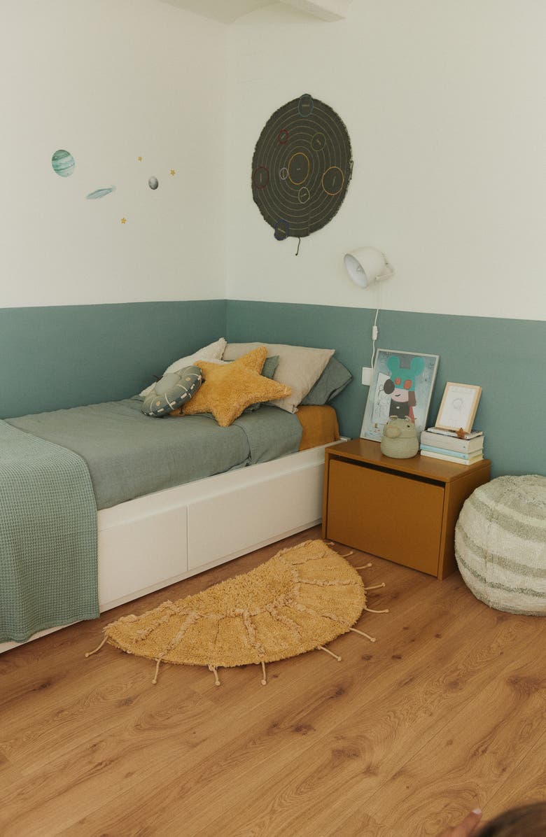 Lorena Canals Moon Multishape Washable Cotton Blend Rug, Alternate, color, Honey