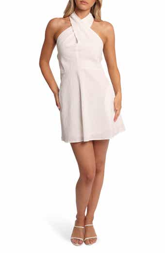 Petal & Pup Betsy Cotton Halter Minidress