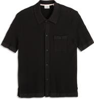 Scotch & Soda Short Sleeve Knit Button-Up Shirt
