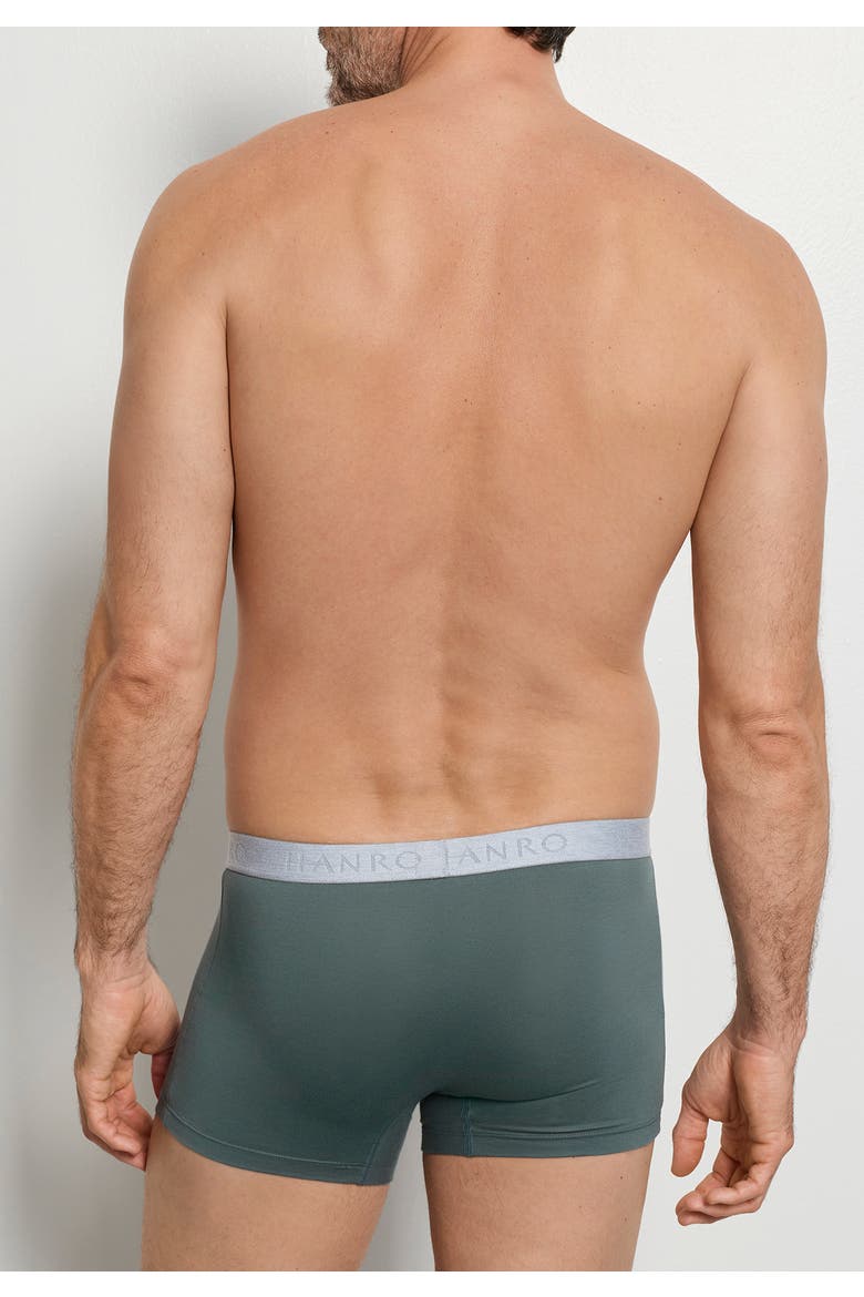 Cotton Essentials 2-Pack Cotton Boxer Briefs, Alternate, color, Studio Green / Retro Bl