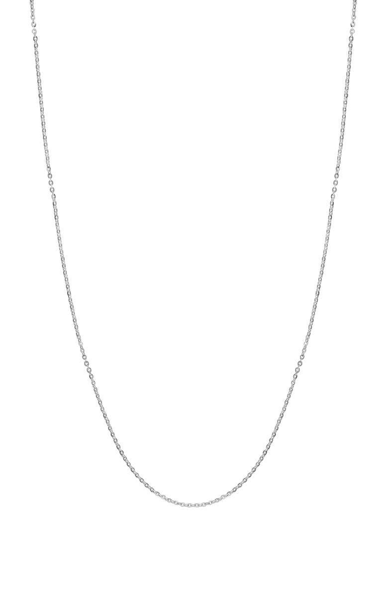 HAWLEY ST Diamond Cut Cable Chain Necklace, Main, color, 