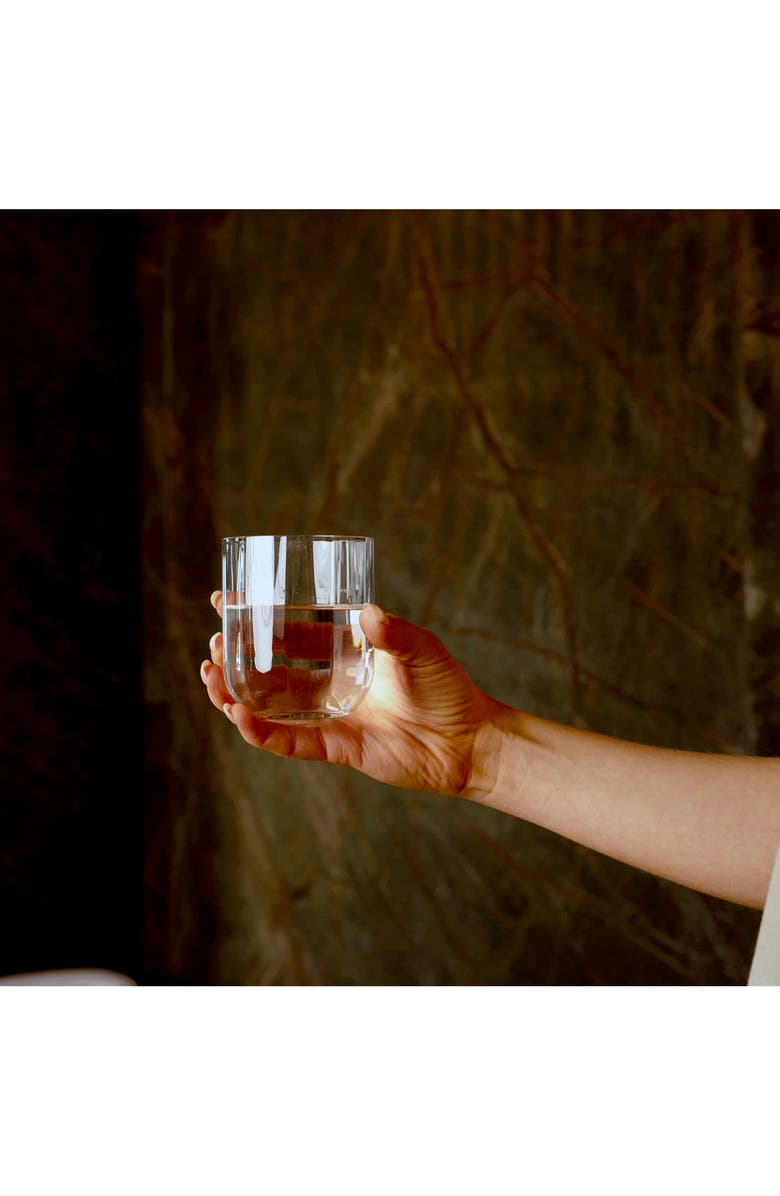 Luigi Bormioli Jazz Set of 4 Rocks Whisky Glasses, Alternate, color, Clear