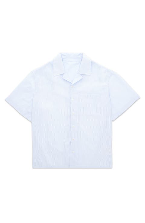 Bowling Linen Short Sleeve Shirt
