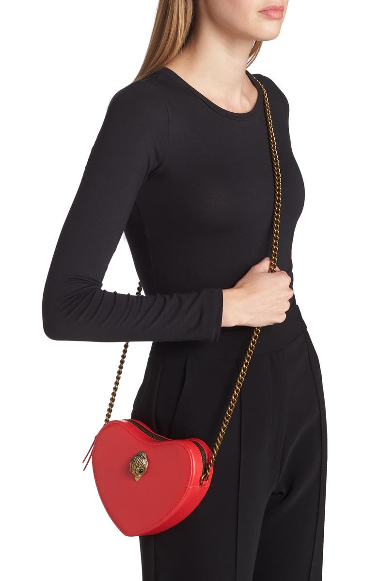 Kurt Geiger London Kensington Heart Crossbody Bag, Alternate, color,
