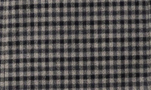 For Love & Lemons Savannah Plaid Minidress In Gray