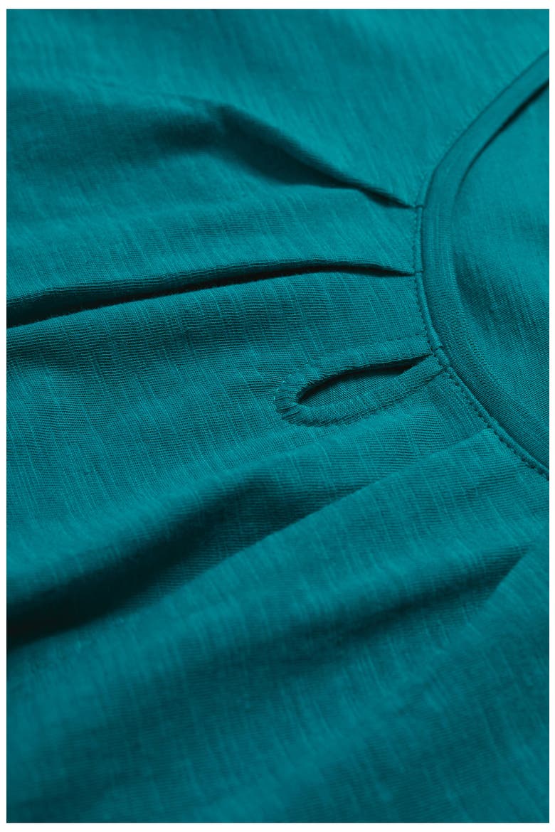 Appletree Keyhole Organic Cotton T-Shirt, Alternate, color, DEEP DIVE