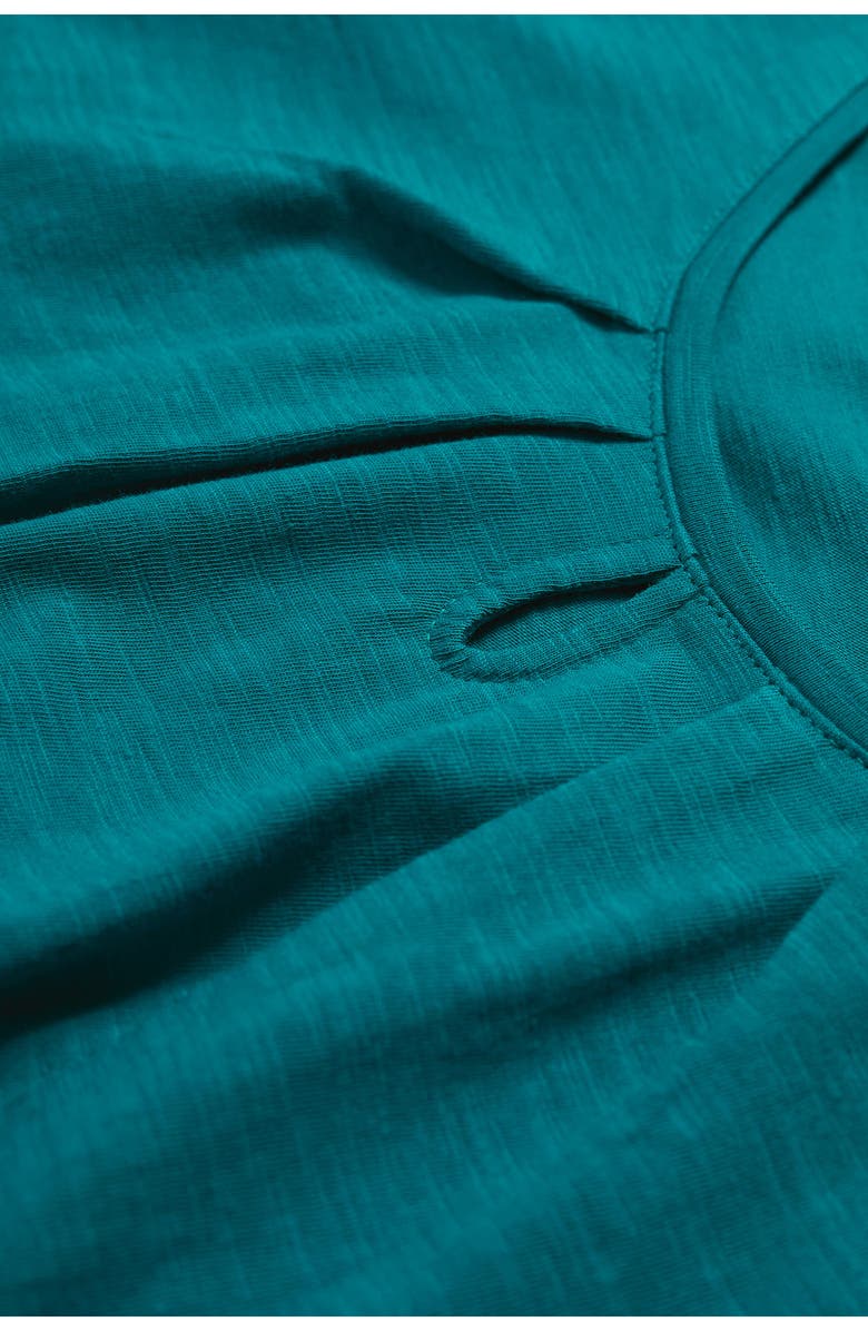 Seasalt Cornwall Appletree Keyhole Organic Cotton T-Shirt, Alternate, color, Deep Dive