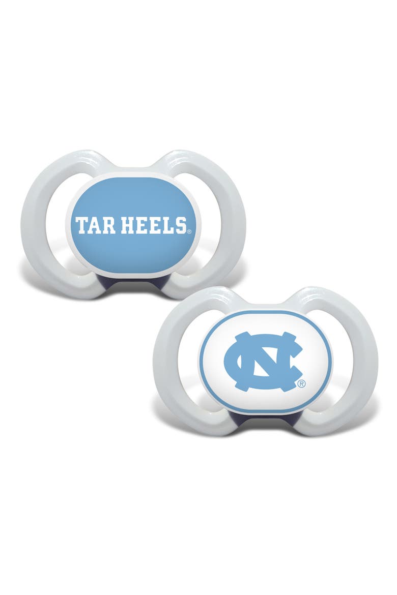 UNC Tar Heels Pacifier 2-Pack, Main, color, Multicolor