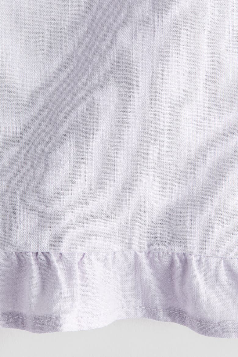 Linen-blend Drawstring Trousers, Alternate, color, Light purple