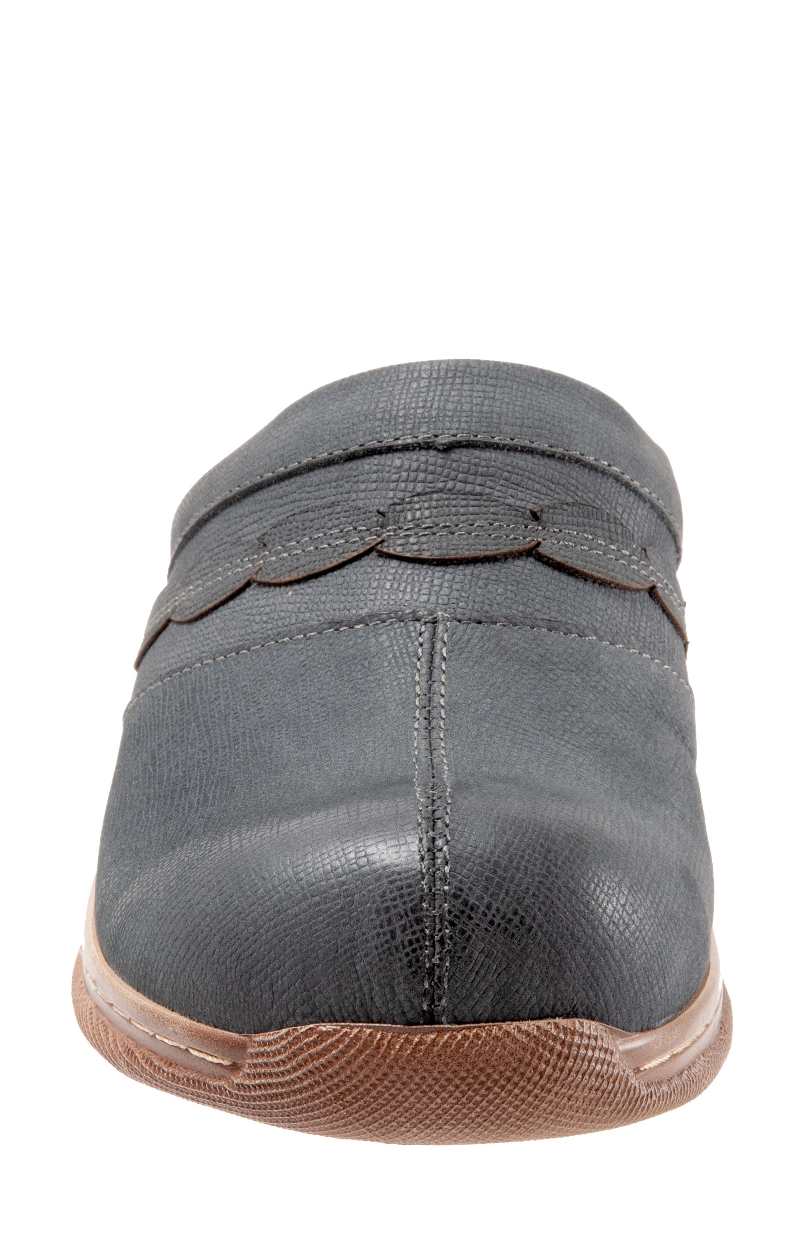 Amber Clog, Alternate, color, DENIM NUBUCK