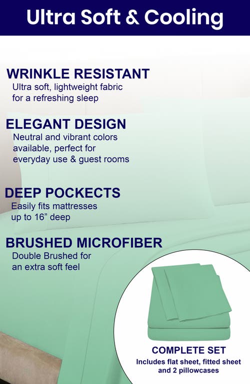 Luxury Home Deep Pocket Microfiber Sheet Set